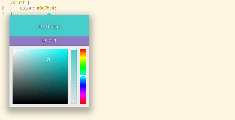 Picking colors is easy