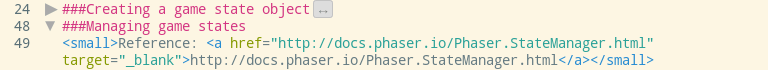 Code folding